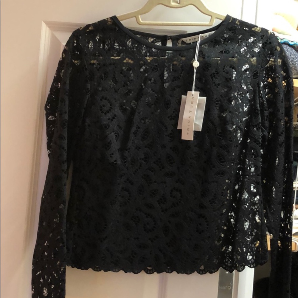 NWT Trina Turk lace top